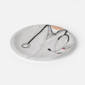 医学校卒業 ペーパープレート (アングル)