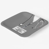 医学校卒業 ペーパープレート (傾斜あり)