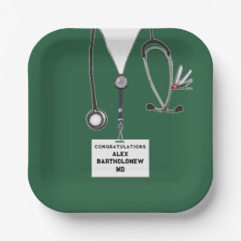 医学校卒業 ペーパープレート