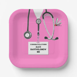 医学校卒業 ペーパープレート