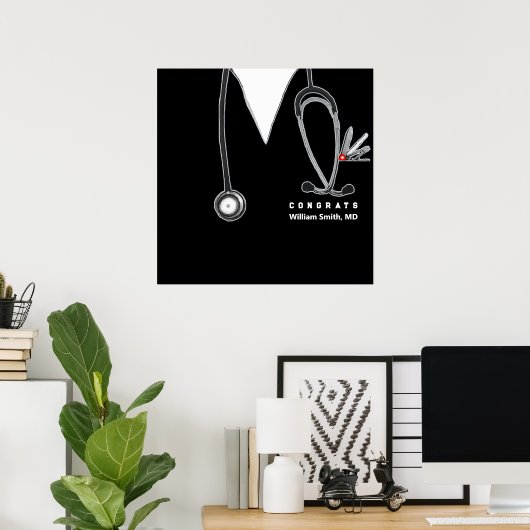 医学校卒業 ポスター (ホームオフィス)