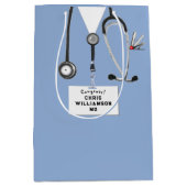 医学校卒業 ミディアムペーパーバッグ (正面)