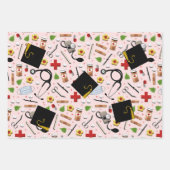医学校卒業 ラッピングペーパーシート (正面2)