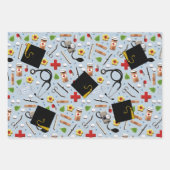 医学校卒業 ラッピングペーパーシート (正面)