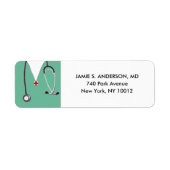 医学校卒業 ラベル (正面)