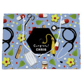 医学校卒業 ラージペーパーバッグ (正面)