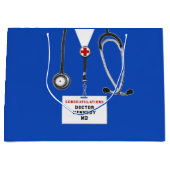 医学校卒業 ラージペーパーバッグ (正面)