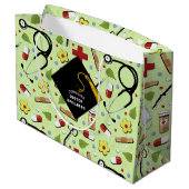 医学校卒業 ラージペーパーバッグ (裏面アングル)