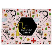 医学校卒業 ラージペーパーバッグ (裏面)