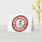 医学校卒業（女性） カード (黄色い花)