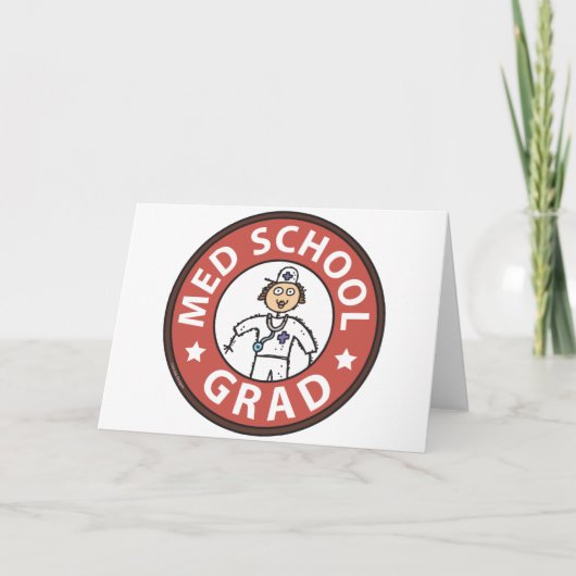 医学校卒業（女性） カード (正面)