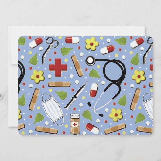 医学校卒業 招待状 (裏面)