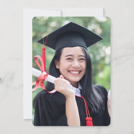 医学校卒業 招待状 (裏面)