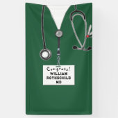 医学校卒業 横断幕 (縦)