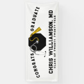 医学校卒業 横断幕 (縦)