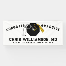 医学校卒業 横断幕