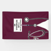 医学校卒業 横断幕 (横)