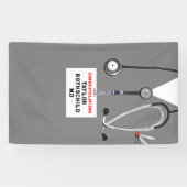 医学校卒業 横断幕 (横)