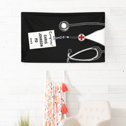 医学校卒業 横断幕 (インサイチュ)