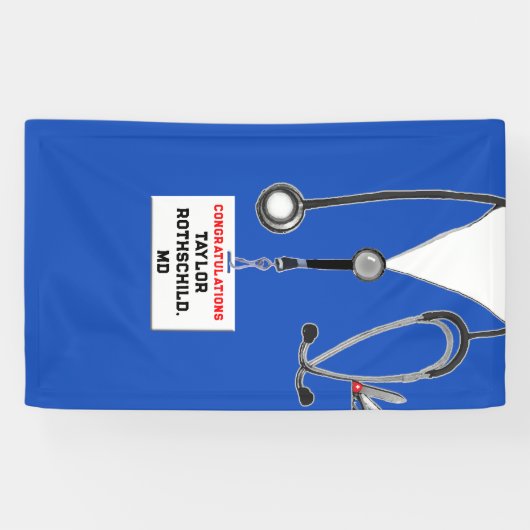 医学校卒業 横断幕 (横)