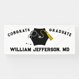 医学校卒業 横断幕