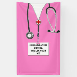 医学校卒業 横断幕