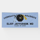 医学校卒業 横断幕 (横)