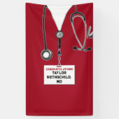 医学校卒業 横断幕 (縦)