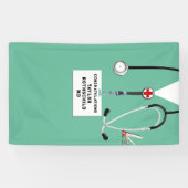 医学校卒業 横断幕 (横)