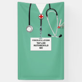 医学校卒業 横断幕 (縦)