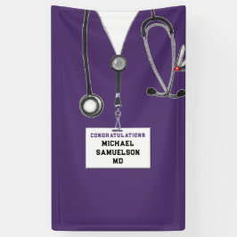 医学校卒業 横断幕