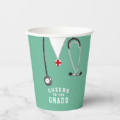 医学校卒業 紙コップ (正面)