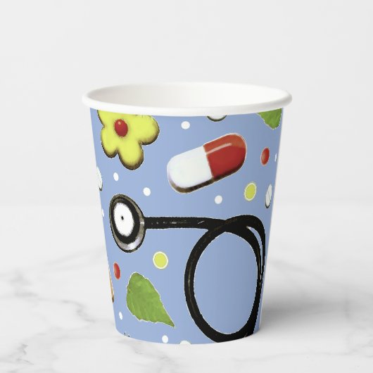 医学校卒業 紙コップ (裏面)