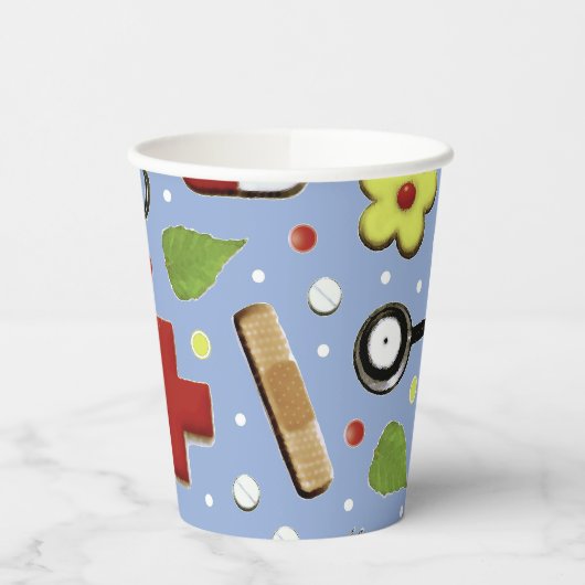 医学校卒業 紙コップ (左)