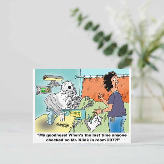 医学漫画のユーモア ポストカード (スタンド正面)