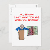 医学生のジョーク ポストカード (正面/裏面)