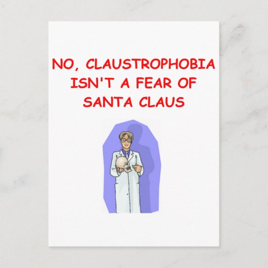 医学生のジョーク ポストカード (正面)