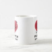 医学生のハートのギフトのお母さん コーヒーマグカップ (中央)
