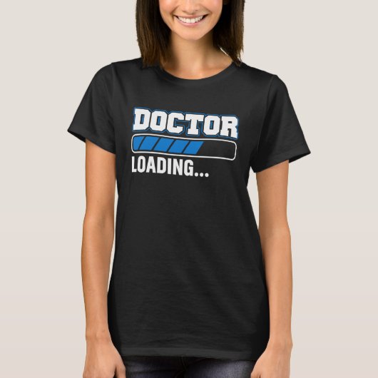 医学生の医学生を積み込む医師 Tシャツ (正面)