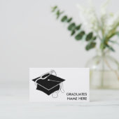 医学生の卒業式キャップ コーリングカード (スタンド正面)