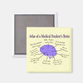 医学生の脳図#2 マグネット (正面/裏面)