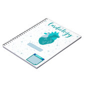 医学生エレガント向け心臓科ノート。 ノートブック (左側)