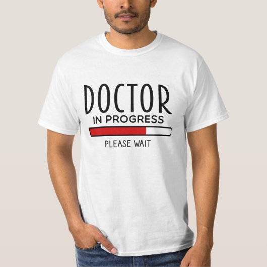 医学生 見習い医者 Tシャツ (正面)