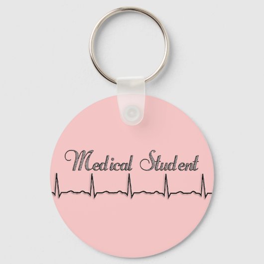 医学生QRSデザインギフト キーホルダー (正面)