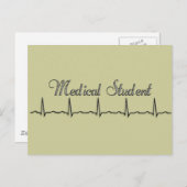 医学生QRSデザインギフト ポストカード (正面/裏面)