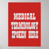医学用語ポスター ポスター (正面)