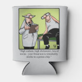 医学的おもしろい健康ユーモア 缶クーラー (正面)