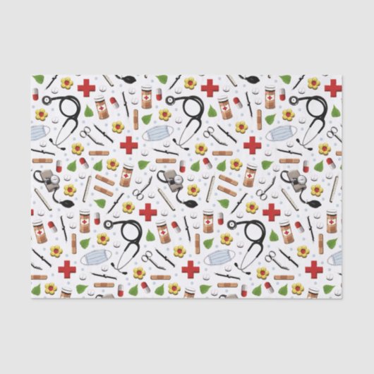 医学的なテーマの贈り物 薄葉紙 (正面)