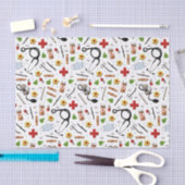 医学的なテーマの贈り物 薄葉紙 (クラフト)