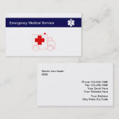 医学的な緊急事態の名刺 名刺 (正面/裏面)